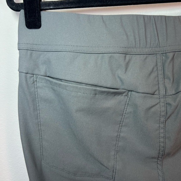 Toad & Co Womens Flextime Skinny Pants Gray Mid Rise Stretch Nylon Outdoor Sz 12 - Picture 8 of 14
